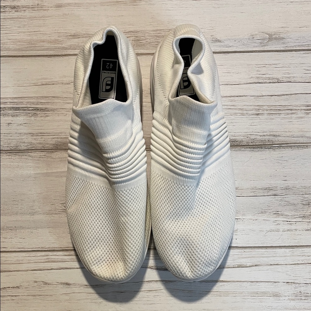 White Slip-On Mesh Woman’s Shoes